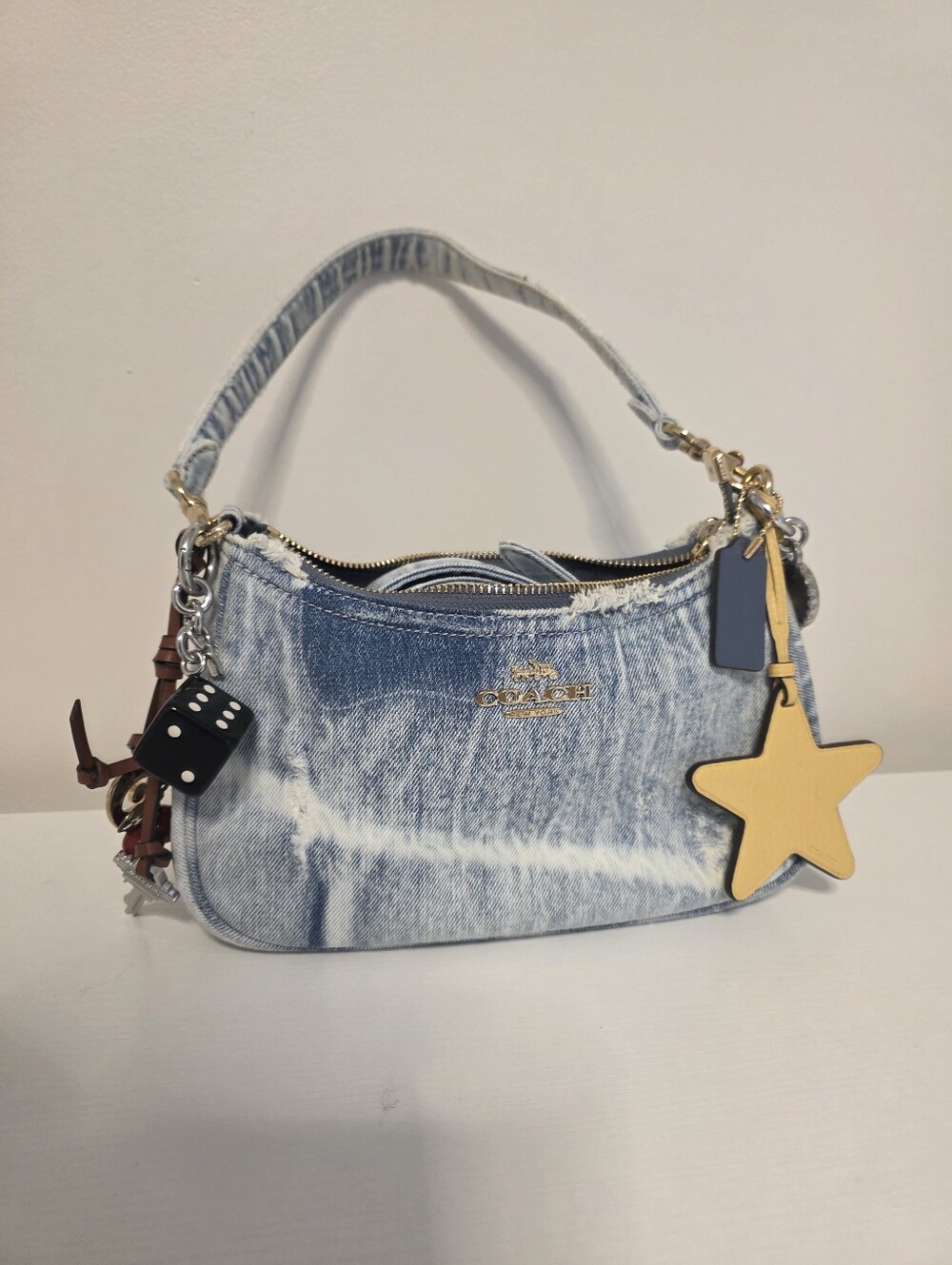 Coach Denim Teri With Charms